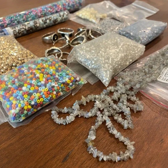 Assorted Beads and Jewelry Making - Picture 2 of 6